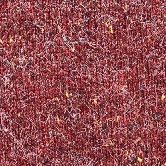 Vintage Claybrooke Wool Cardigan Rust Shag Kurt Cobain Grunge Grandpa Sweater-M - Picture 10 of 14